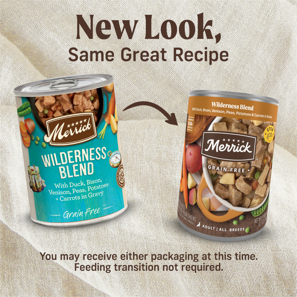 Merrick Grain Free Wilderness Blend Canned Dog Food