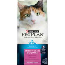 Load image into Gallery viewer, Purina Pro Plan Focus Adult Sensitive Skin &amp; Stomach Lamb &amp; Rice Formula Dry Cat Food