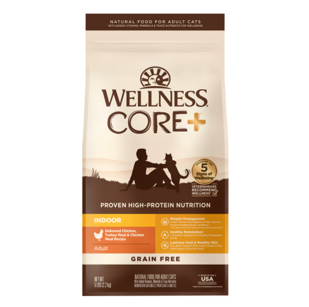 
                  
                    Wellness CORE Grain Free Natural Indoor Health Chicken and Turkey Recipe Dry Cat Food
                  
                