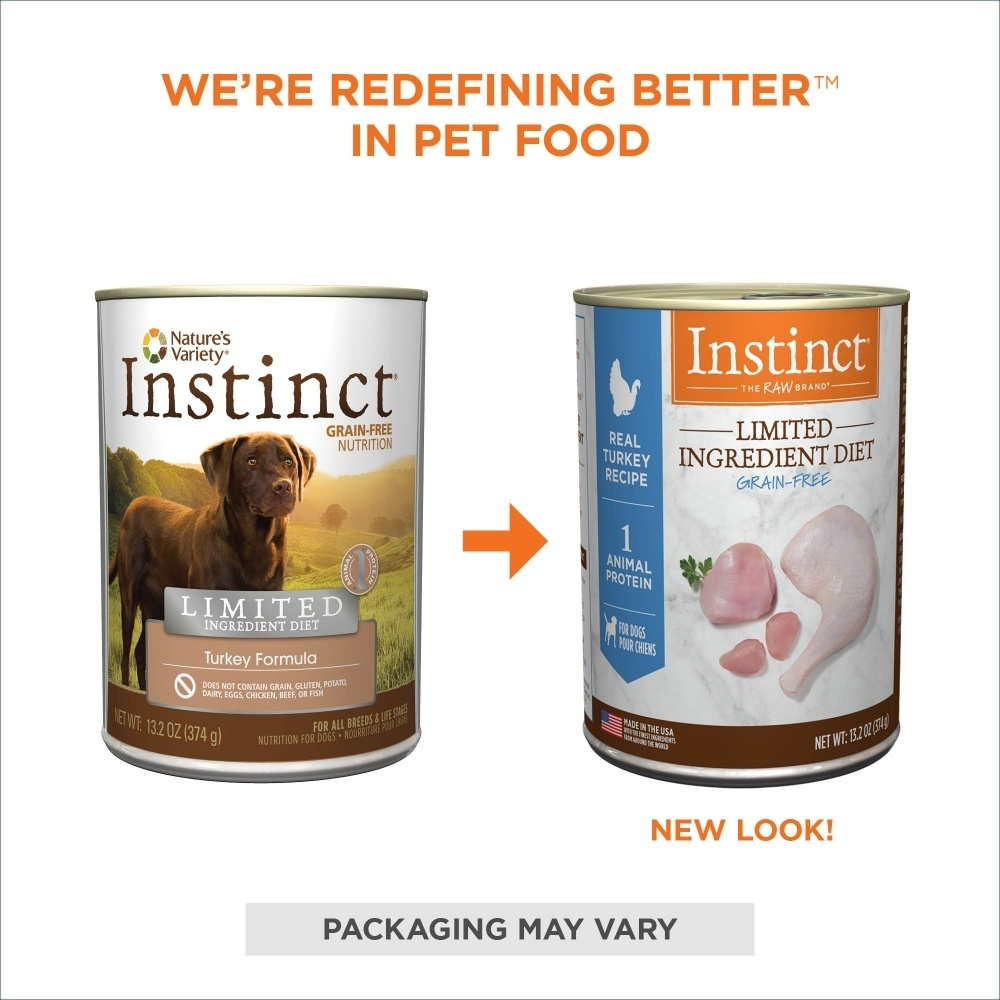 
                  
                    Instinct Grain Free LID Turkey Canned Dog Food
                  
                