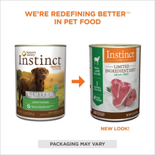 Load image into Gallery viewer, Instinct Grain Free LID Lamb Canned Dog Food