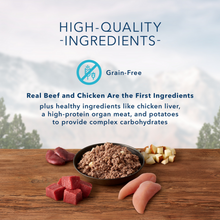 Load image into Gallery viewer, Blue Buffalo Wilderness High-Protein Grain-Free Beef &amp; Chicken Grill Adult Canned Dog Food