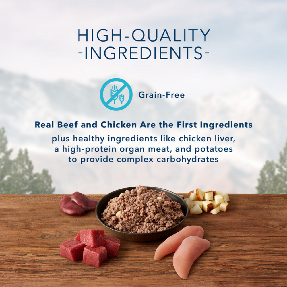 
                  
                    Blue Buffalo Wilderness High-Protein Grain-Free Beef & Chicken Grill Adult Canned Dog Food
                  
                