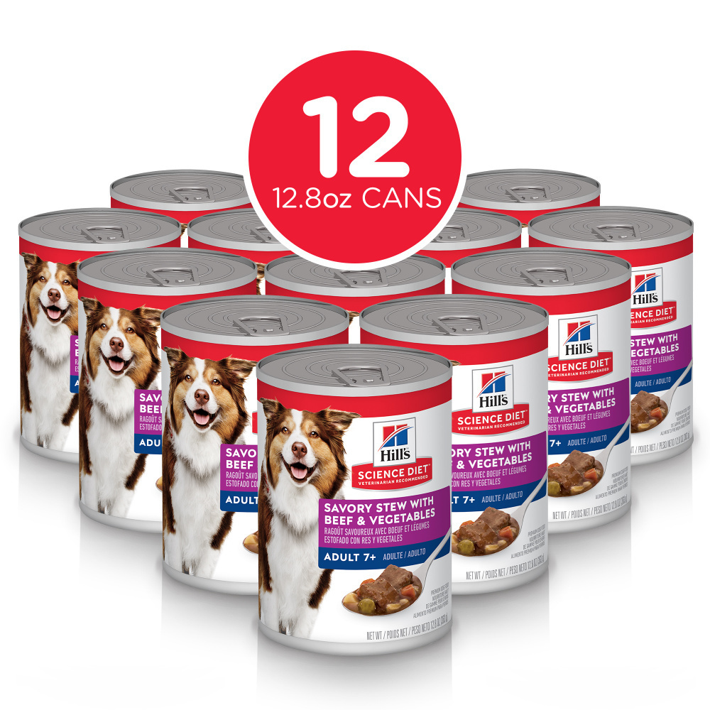 
                  
                    Hill's Science Diet Adult 7+ Savory Stew with Beef & Vegetables Canned Dog Food
                  
                