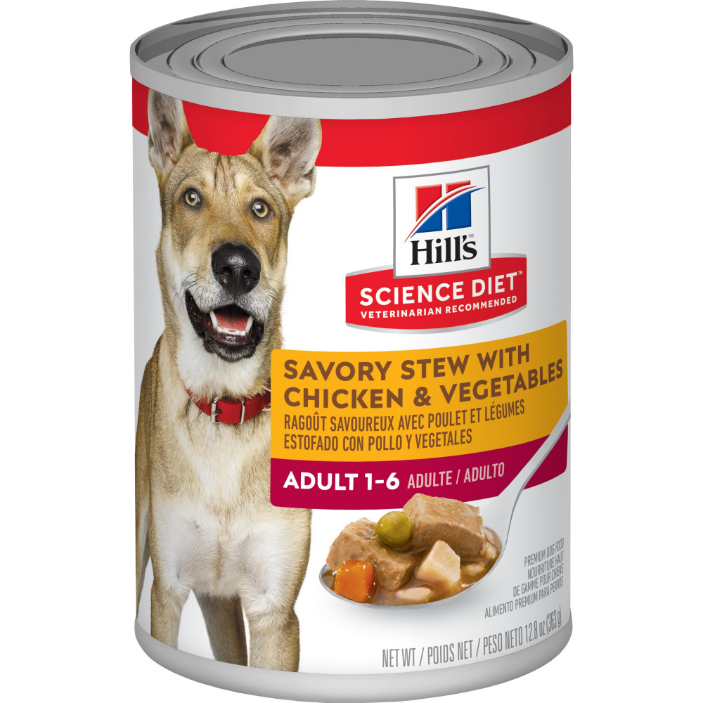 
                  
                    Hill's Science Diet Adult Savory Stew with Chicken & Vegetables Canned Dog Food
                  
                