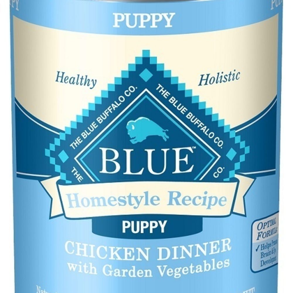 Blue Buffalo Homestyle Recipe Puppy Chicken Dinner with Garden Vegetables Canned Dog Food