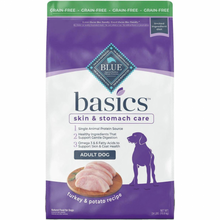 Load image into Gallery viewer, Blue Buffalo Basics Adult Skin &amp; Stomach Care Grain-Free Turkey &amp; Potato Recipe Adult Dry Dog Food