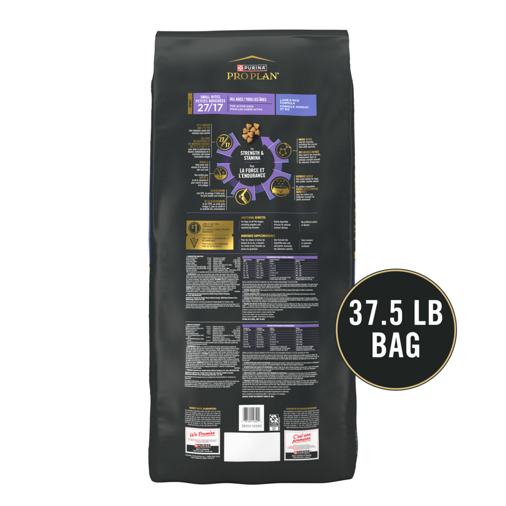 
                  
                    Purina Pro Plan All Life Stages Small Bites 27/17 Lamb & Rice Dry Dog Food
                  
                