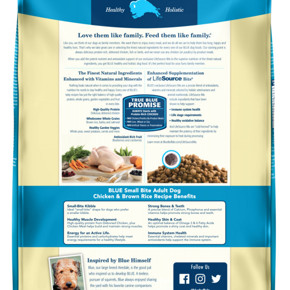 
                  
                    Blue Buffalo Life Protection Formula Small Bite Adult Chicken & Brown Rice Recipe Dry Dog Food
                  
                