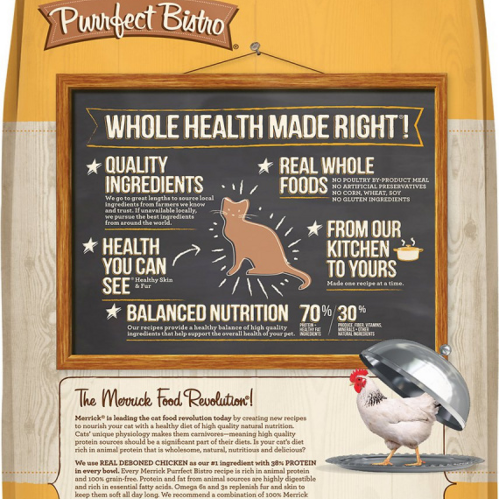 
                  
                    Merrick Purrfect Bistro Grain Free Real Chicken & Sweet Potato Recipe Dry Cat Food
                  
                