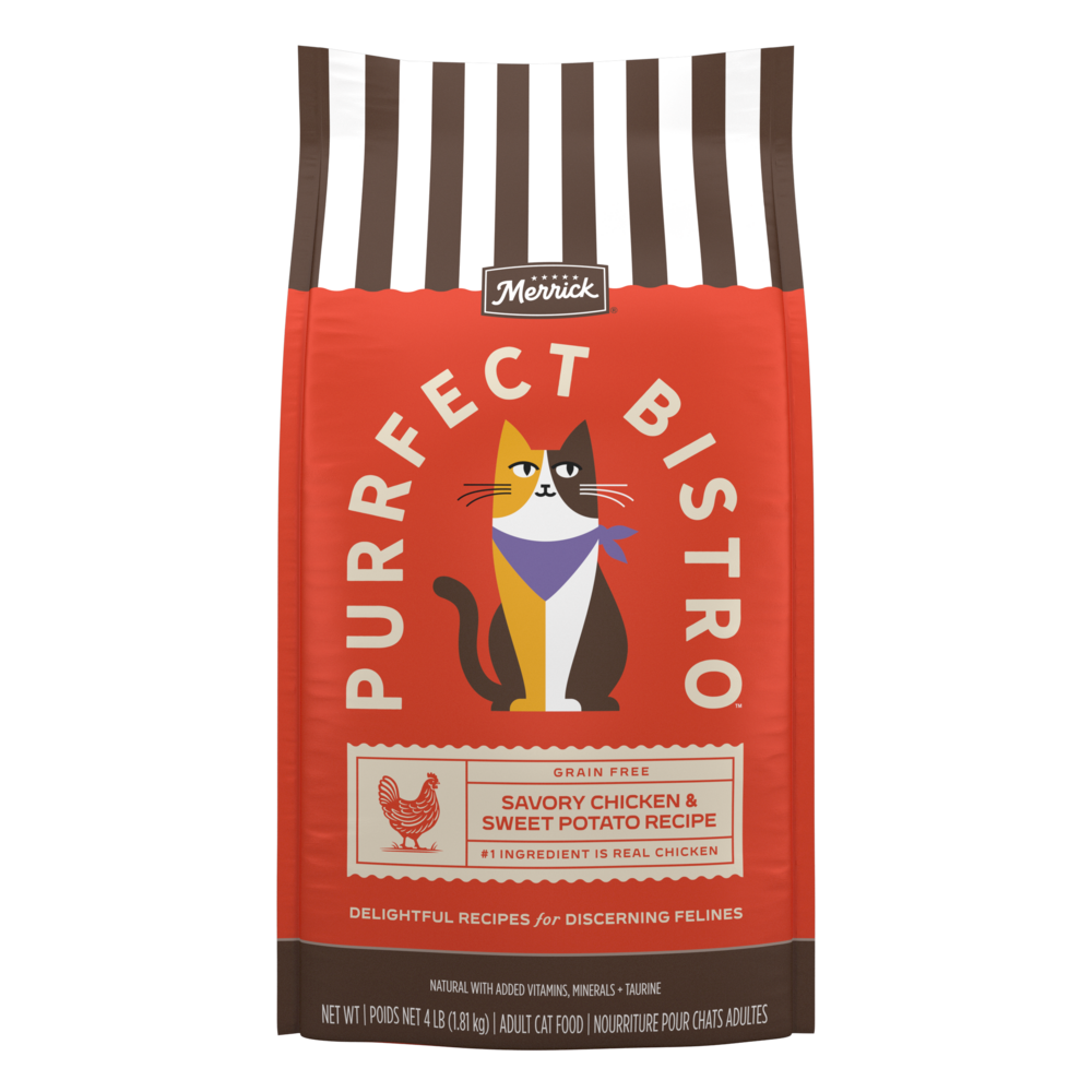 Merrick Purrfect Bistro Grain Free Real Chicken & Sweet Potato Recipe Dry Cat Food