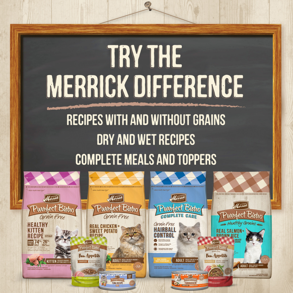
                  
                    Merrick Purrfect Bistro Grain Free Real Salmon & Sweet Potato Recipe Dry Cat Food
                  
                