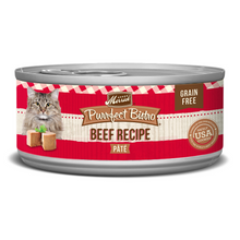 Load image into Gallery viewer, Merrick Purrfect Bistro Grain Free Premium Soft Canned Pate Adult Wet Cat Food, High Protein Beef Recipe