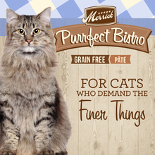 Load image into Gallery viewer, Merrick Purrfect Bistro Grain Free Premium Soft Canned Pate Adult Wet Cat Food, High Protein Tuna Recipe