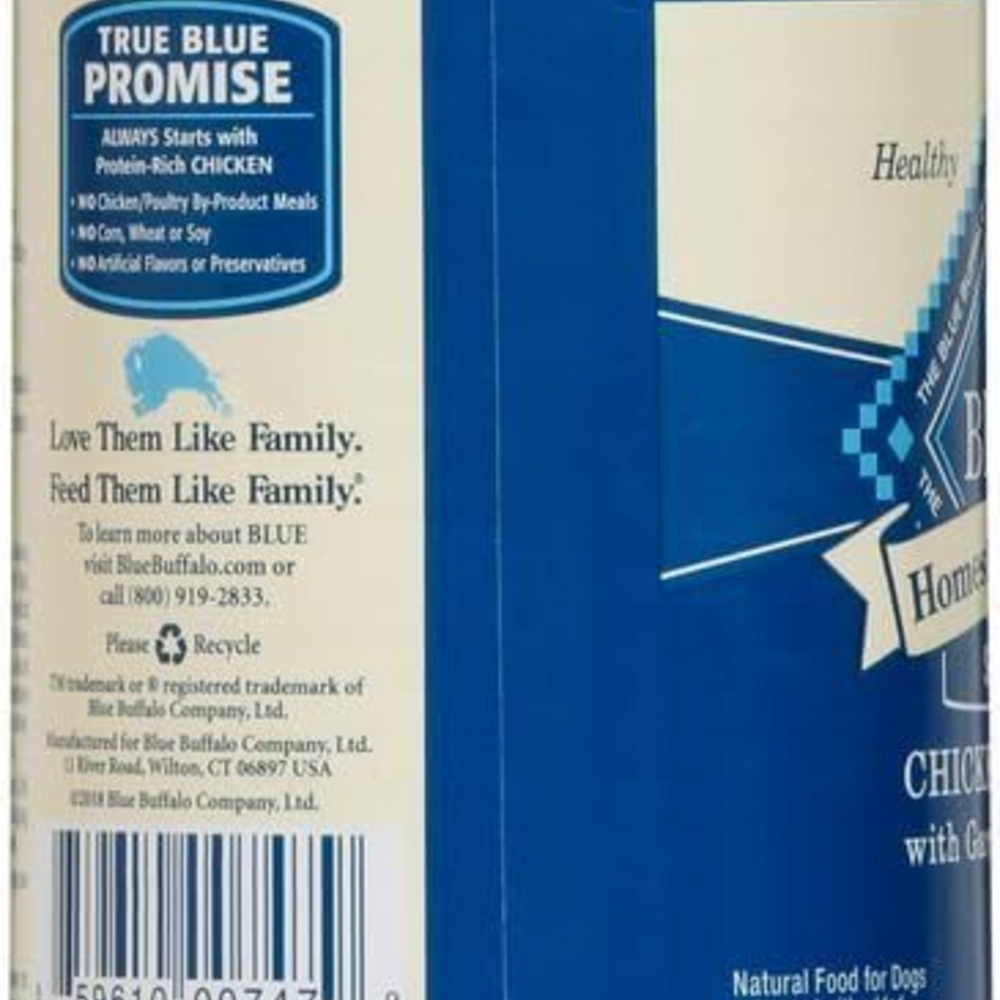 Blue Buffalo Homestyle Recipe Senior Chicken Dinner with Garden Vegetables Canned Dog Food