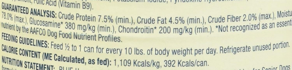 
                  
                    Blue Buffalo Homestyle Recipe Senior Chicken Dinner with Garden Vegetables Canned Dog Food
                  
                