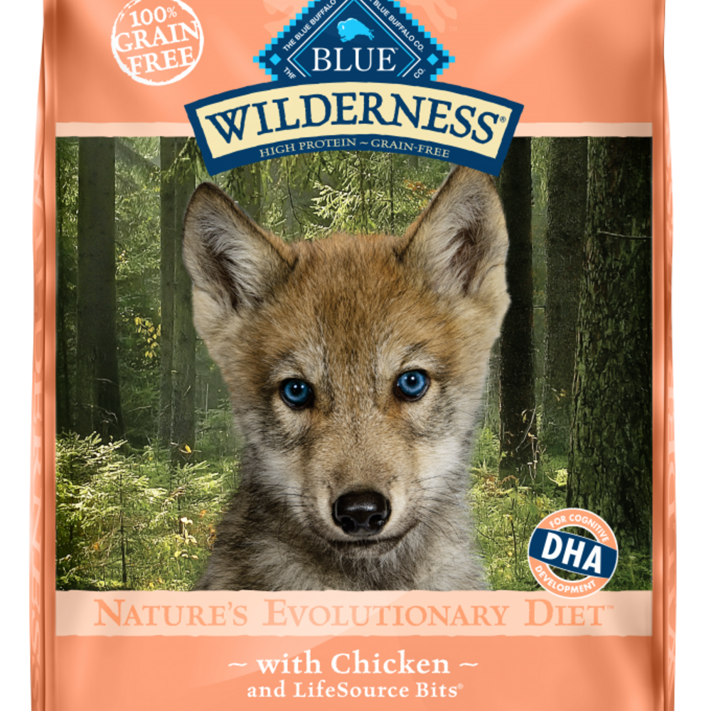 Blue Buffalo Wilderness Large Breed Puppy Grain-Free Chicken Recipe Dry Dog Food