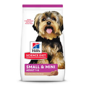 Hill's Science Diet Adult Small Paws Lamb Meal & Brown Rice Recipe Dry Dog Food