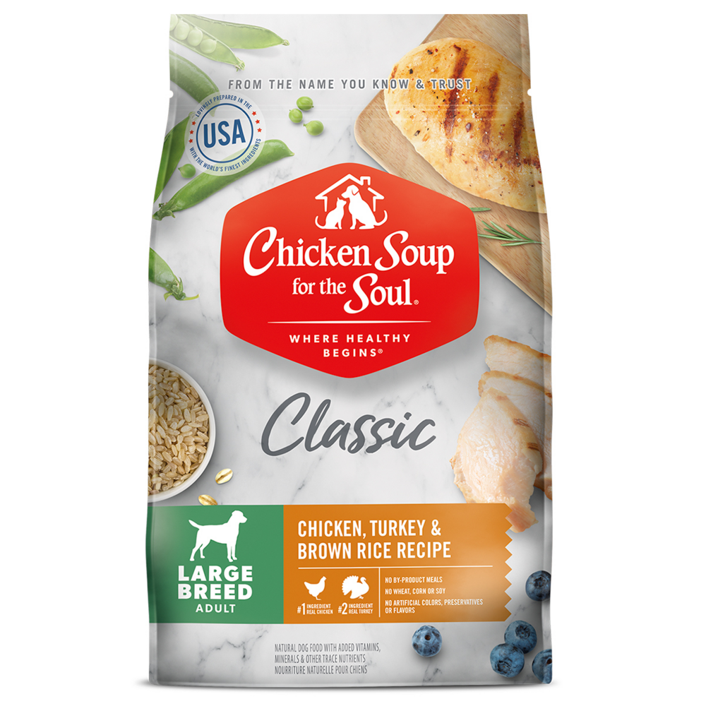 Chicken Soup ForThe Soul Large Breed Adult Recipe with Chicken, Turkey & Brown Rice Dry Dog Food