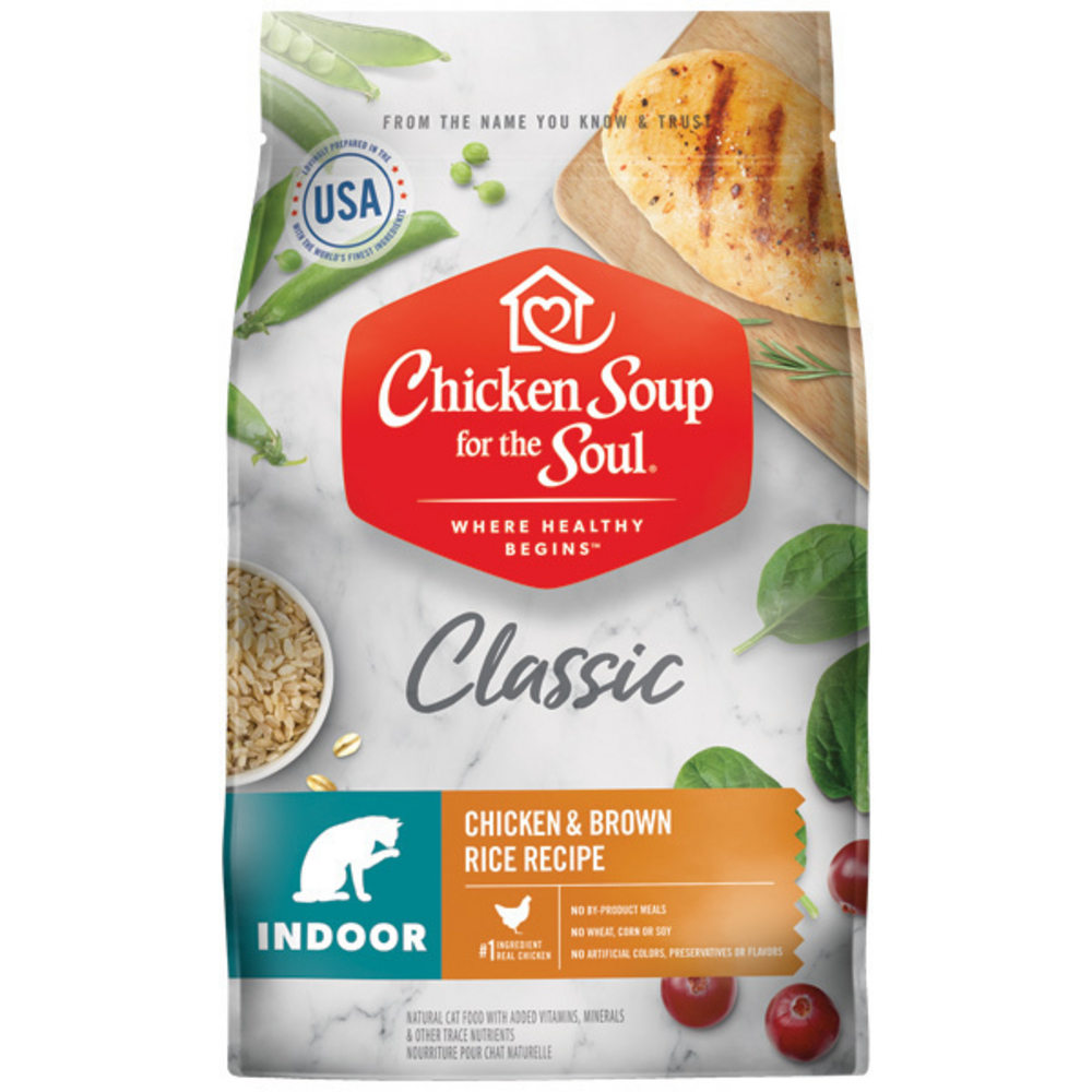 
                  
                    Chicken Soup For The Soul Indoor Recipe with Chicken & Brown Dry Cat Food
                  
                