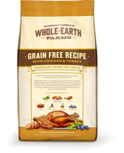 Load image into Gallery viewer, Whole Earth Farms Grain Free Recipe with Chicken and Turkey Dry Dog Food