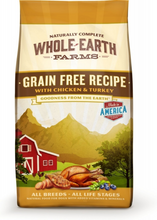 Load image into Gallery viewer, Whole Earth Farms Grain Free Recipe with Chicken and Turkey Dry Dog Food