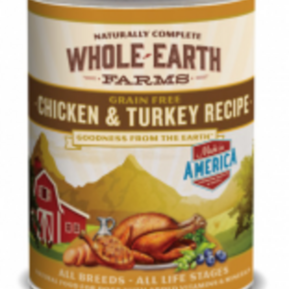 
                  
                    Whole Earth Farms Grain Free Chicken and Turkey Recipe Canned Dog Food
                  
                