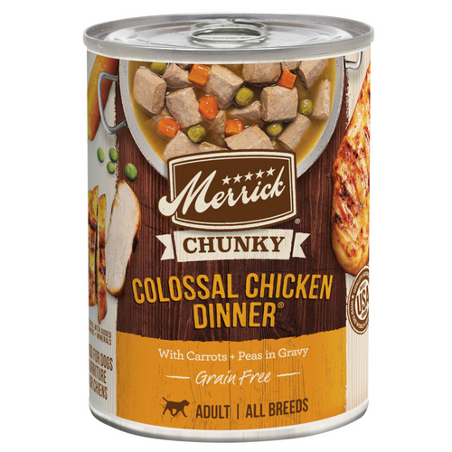 Merrick Grain Free Chunky Colossal Chicken Dinner Canned Dog Food