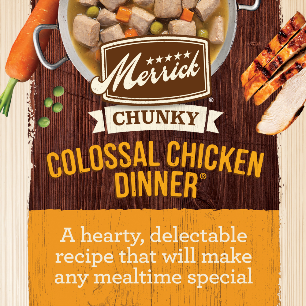 
                  
                    Merrick Grain Free Chunky Colossal Chicken Dinner Canned Dog Food
                  
                