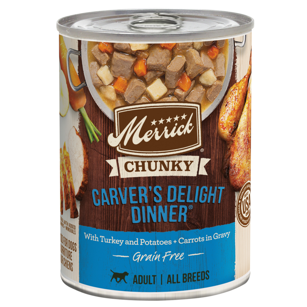 
                  
                    Merrick Grain Free Chunky Carvers Delight Dinner Canned Dog Food
                  
                