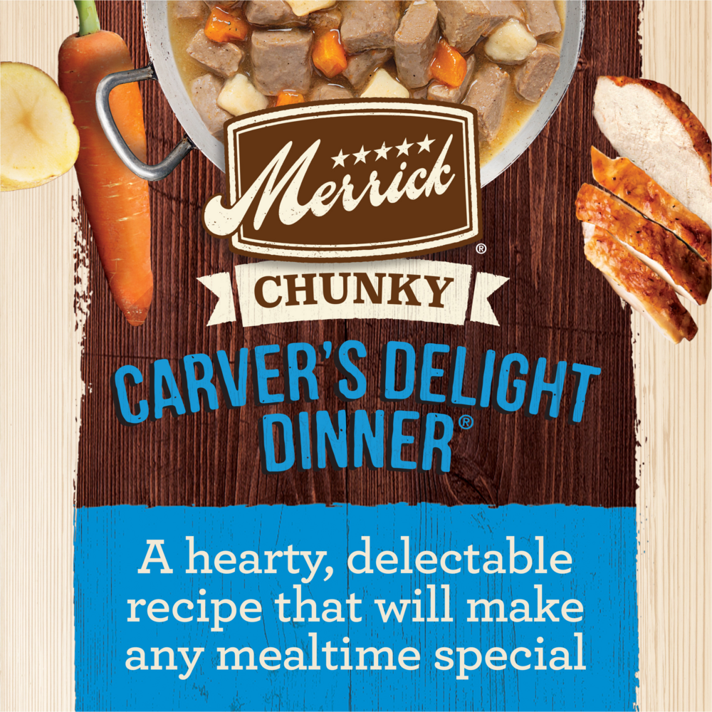 Merrick Grain Free Chunky Carvers Delight Dinner Canned Dog Food