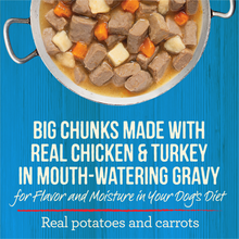 Load image into Gallery viewer, Merrick Grain Free Chunky Carvers Delight Dinner Canned Dog Food