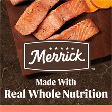 Load image into Gallery viewer, Merrick Premium Grain Free Dry Adult Dog Food Wholesome And Natural Kibble With Real Salmon And Sweet Potato