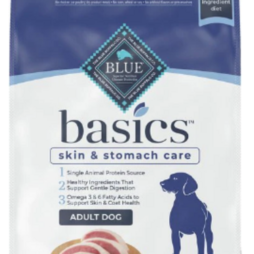 
                  
                    Blue Buffalo Basics Adult Skin & Stomach Care Grain-Free Duck & Potato Recipe Dry Dog Food
                  
                