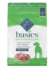 Load image into Gallery viewer, Blue Buffalo Basics Adult Skin &amp; Stomach Care Grain-Free Lamb &amp; Potato Recipe Dry Dog Food