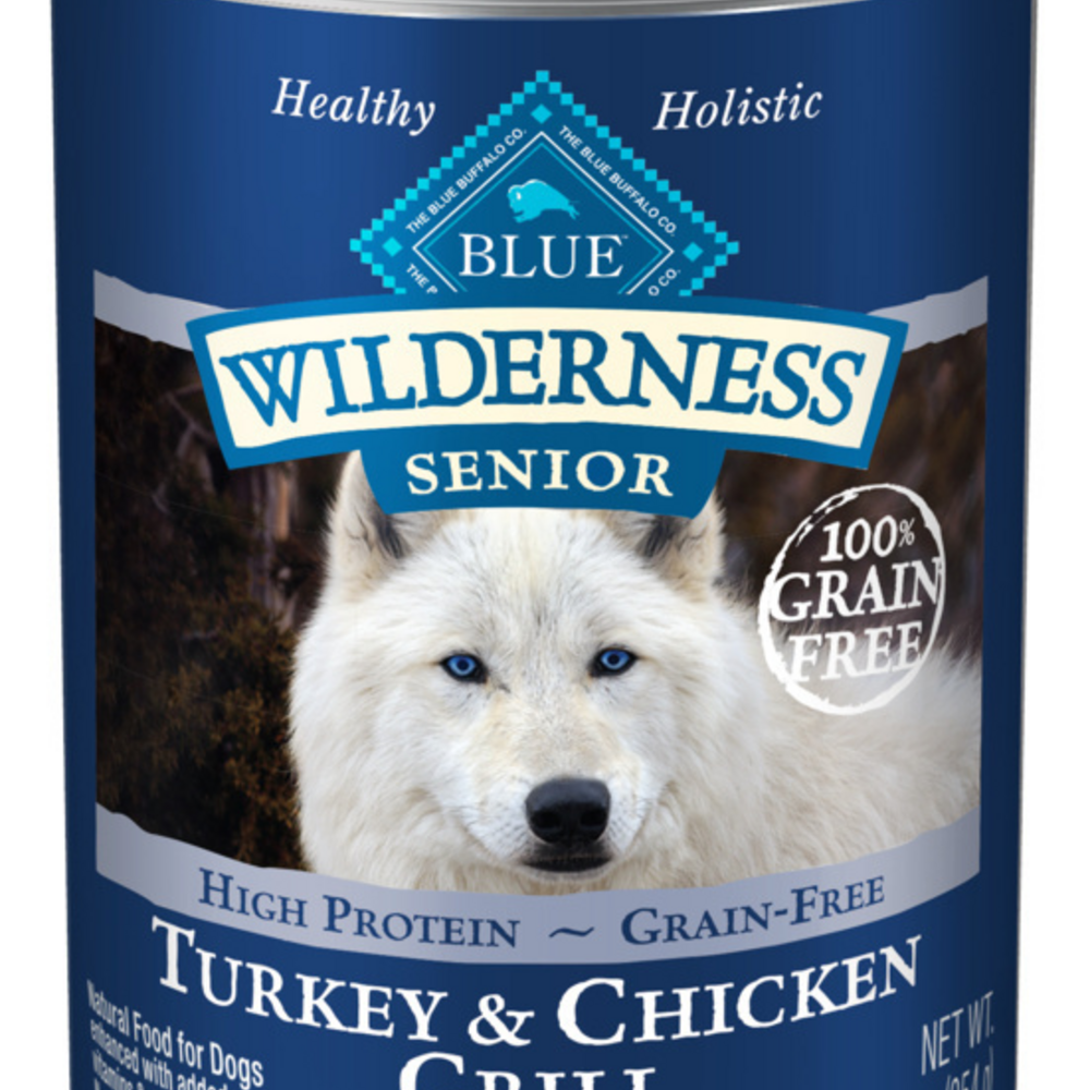 
                  
                    Blue Buffalo Wilderness High-Protein Grain-Free Turkey & Chicken Grill Senior Canned Dog Food
                  
                