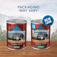 Load image into Gallery viewer, Blue Buffalo Wilderness Rocky Mountain Recipe Grain-Free Red Meat Dinner Adult Canned Dog Food