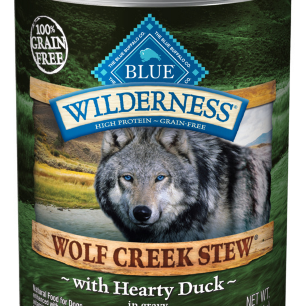 
                  
                    Blue Buffalo Wilderness Wolf Creek Stew Grain-Free Hearty Duck Stew Adult Canned Dog Food
                  
                