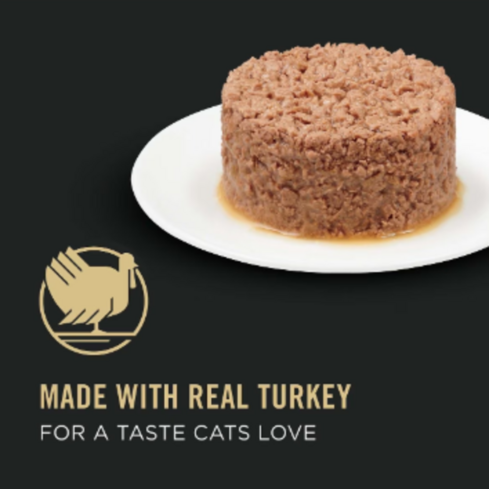 Purina Pro Plan Weight Management Ground Turkey and Rice Wet Cat Food