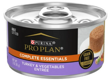 Load image into Gallery viewer, Purina Pro Plan Savor Adult Grain Free Turkey and Vegetable Entree Classic Canned Cat Food