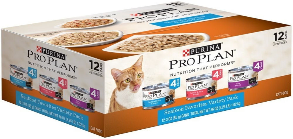 
                  
                    Purina Pro Plan Savor Seafood Entrees Variety Pack Adult Canned Cat Food
                  
                