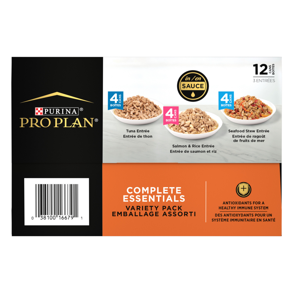 ProPlan Complete Essentials Seafood Variety Pack Wet Cat Food