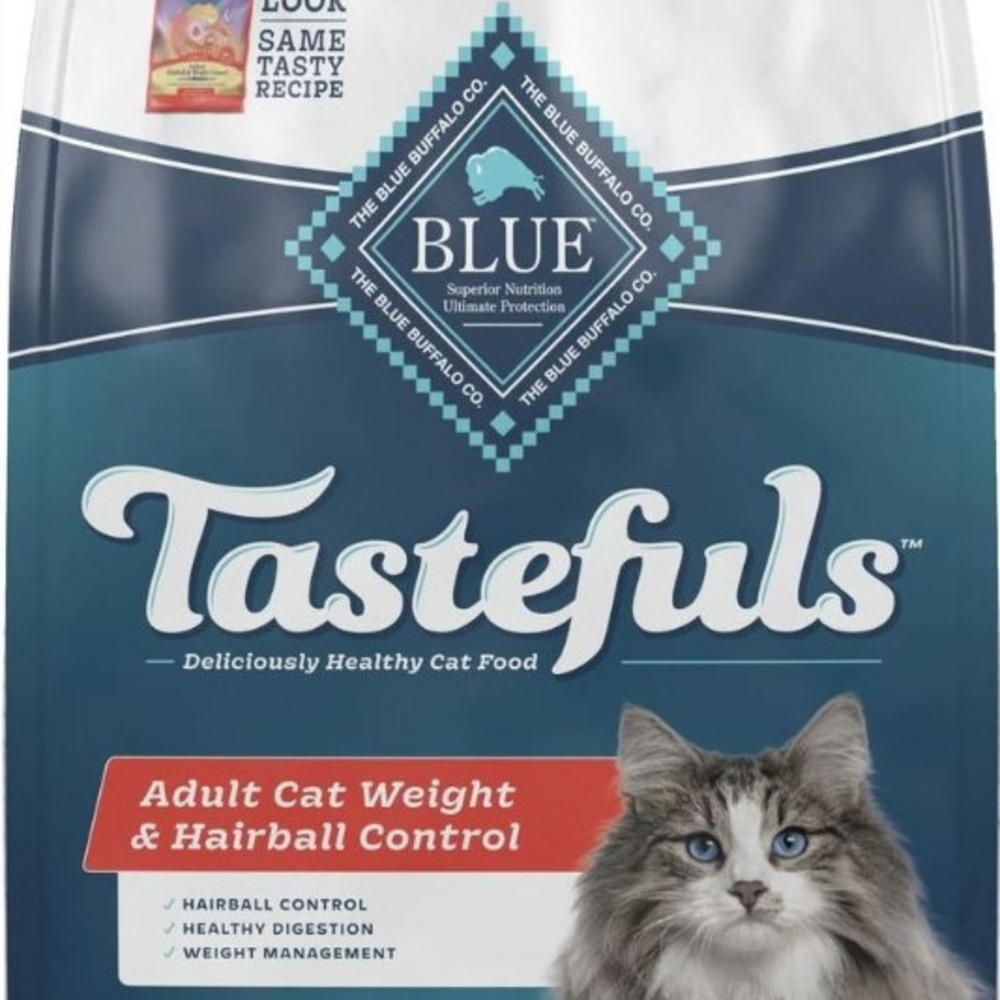 Blue Buffalo Tastefuls Adult Cat Weight & Hairball Control Chicken & Brown Rice Recipe Dry Food