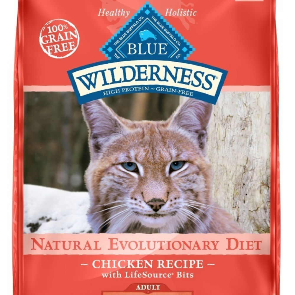 Blue Buffalo Wilderness High-Protein Grain-Free Indoor Adult Hairball & Weight Control Chicken Recipe Dry Cat Food