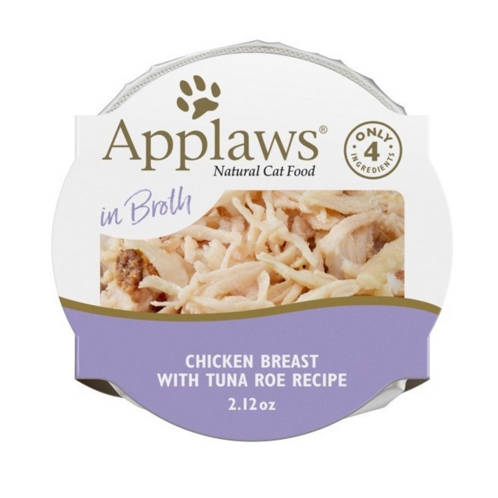 
                  
                    Applaws Natural Wet Chicken Breast with Tuna Roe in Broth
                  
                