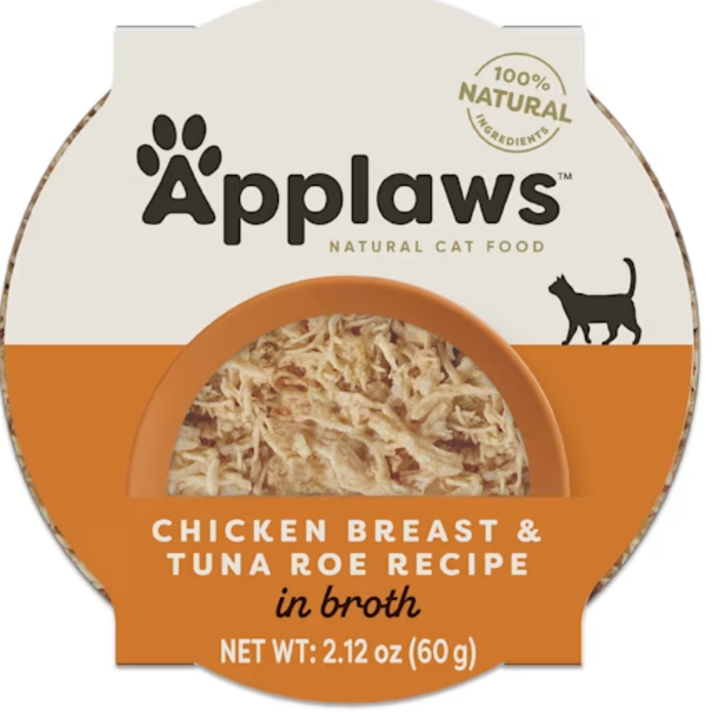 Applaws Natural Wet Chicken Breast with Tuna Roe in Broth
