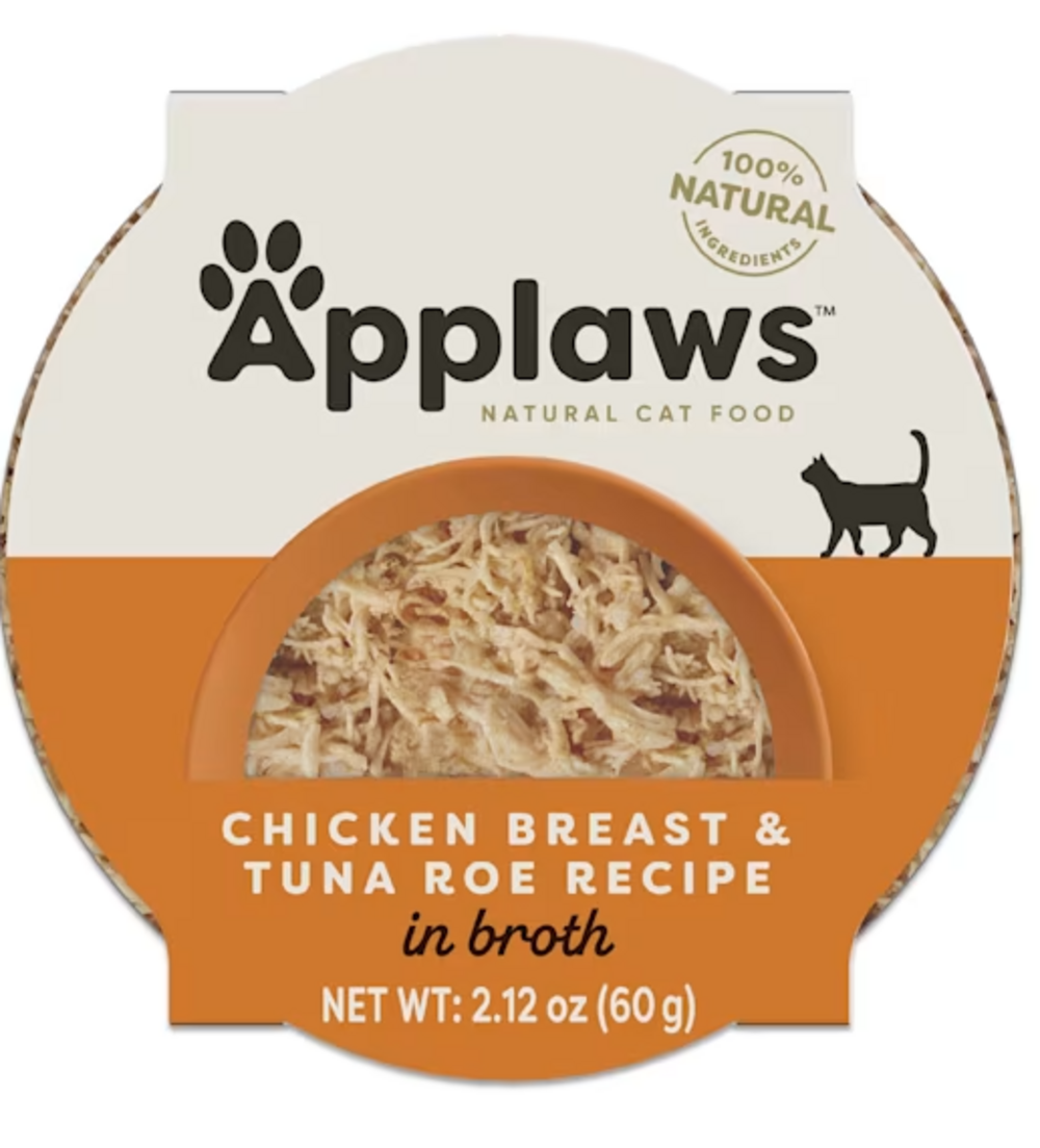 Applaws Natural Wet Chicken Breast with Tuna Roe in Broth