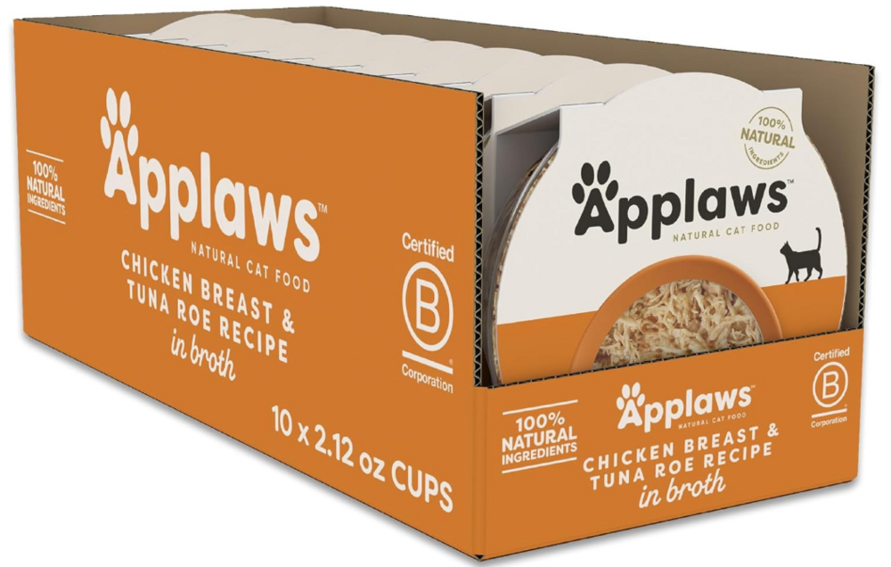 
                  
                    Applaws Natural Wet Chicken Breast with Tuna Roe in Broth
                  
                