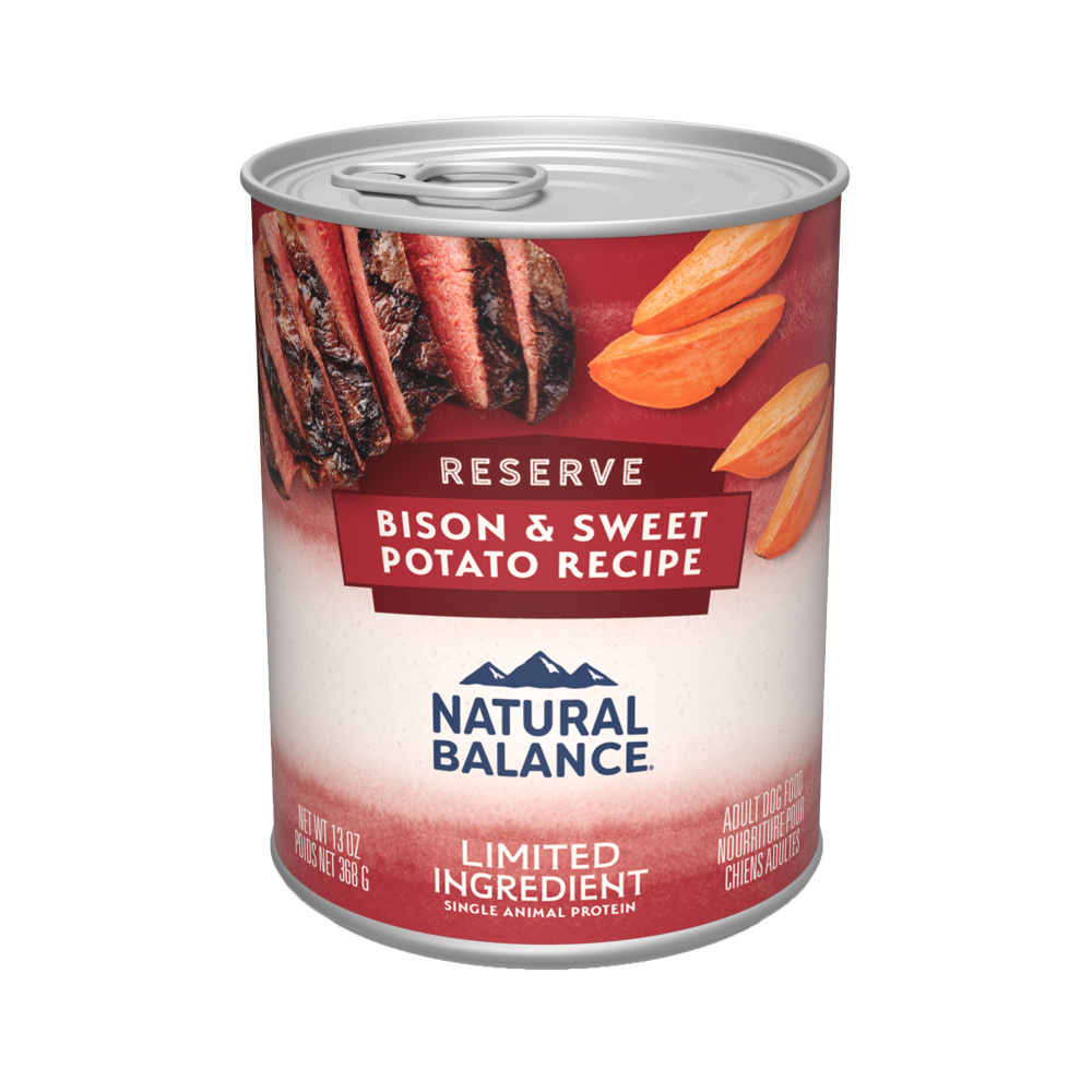 
                  
                    Natural Balance Limited Ingredient Reserve Bison & Sweet Potato Recipe Wet Canned Dog Food
                  
                