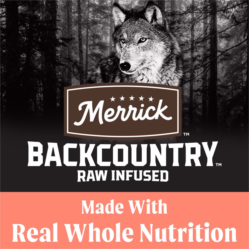 
                  
                    Merrick Backcountry Grain Free Dry Adult Dog Food, Kibble With Freeze Dried Raw Pieces, Pacific Catch With Salmon
                  
                